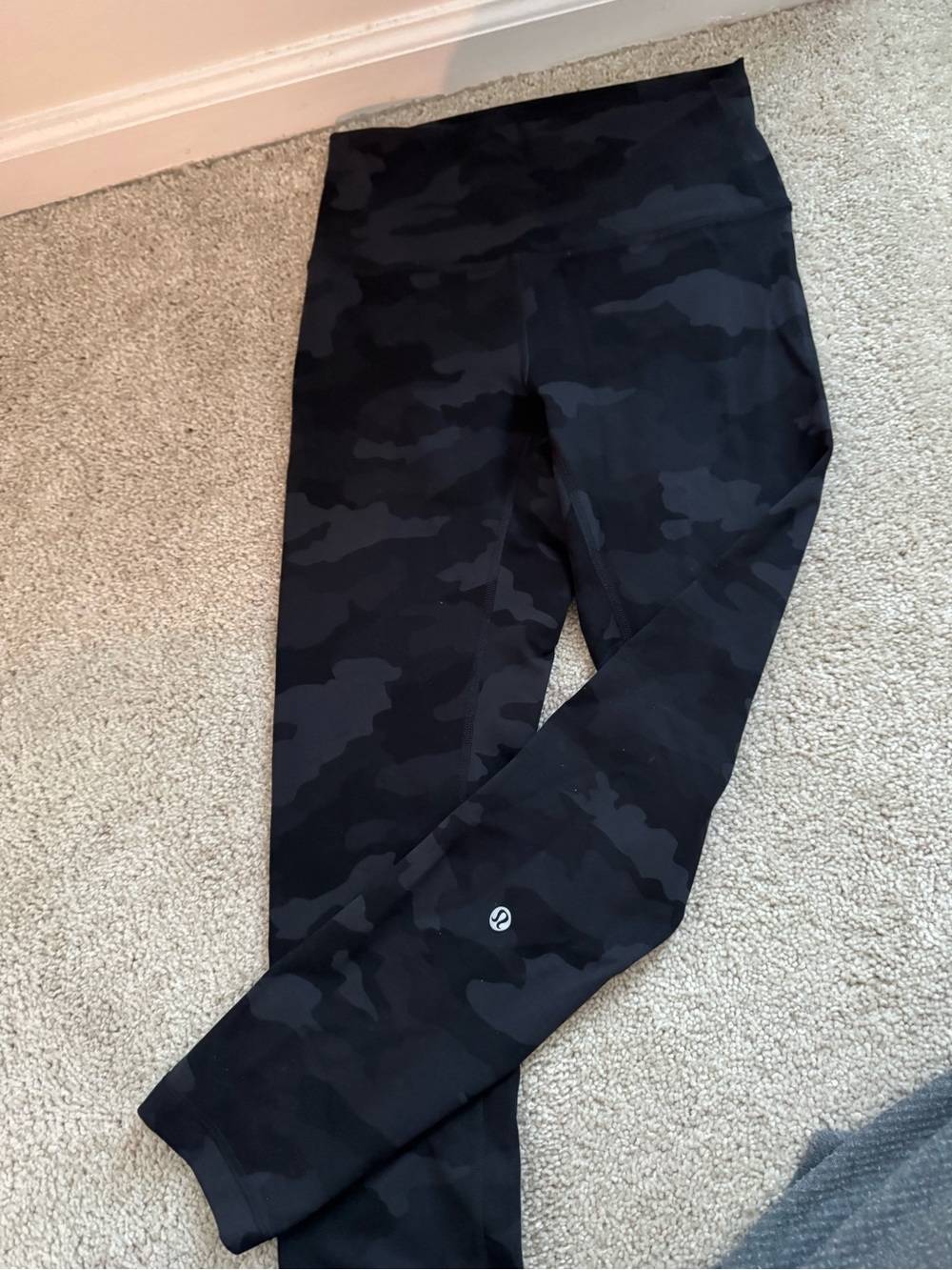 lululemon athletica Black Camo High-Rise Leggings